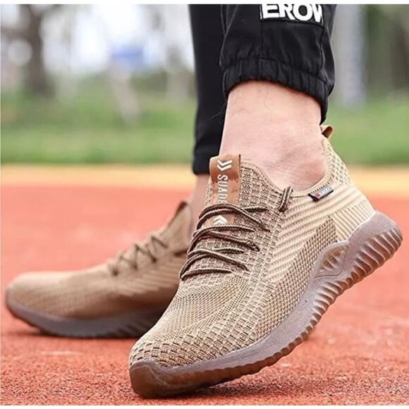 Saudex  Steel Toe Anti-piercing  Non-slip Work Hiking Sneakers Mens Size 8.5 NEW - Picture 1 of 10